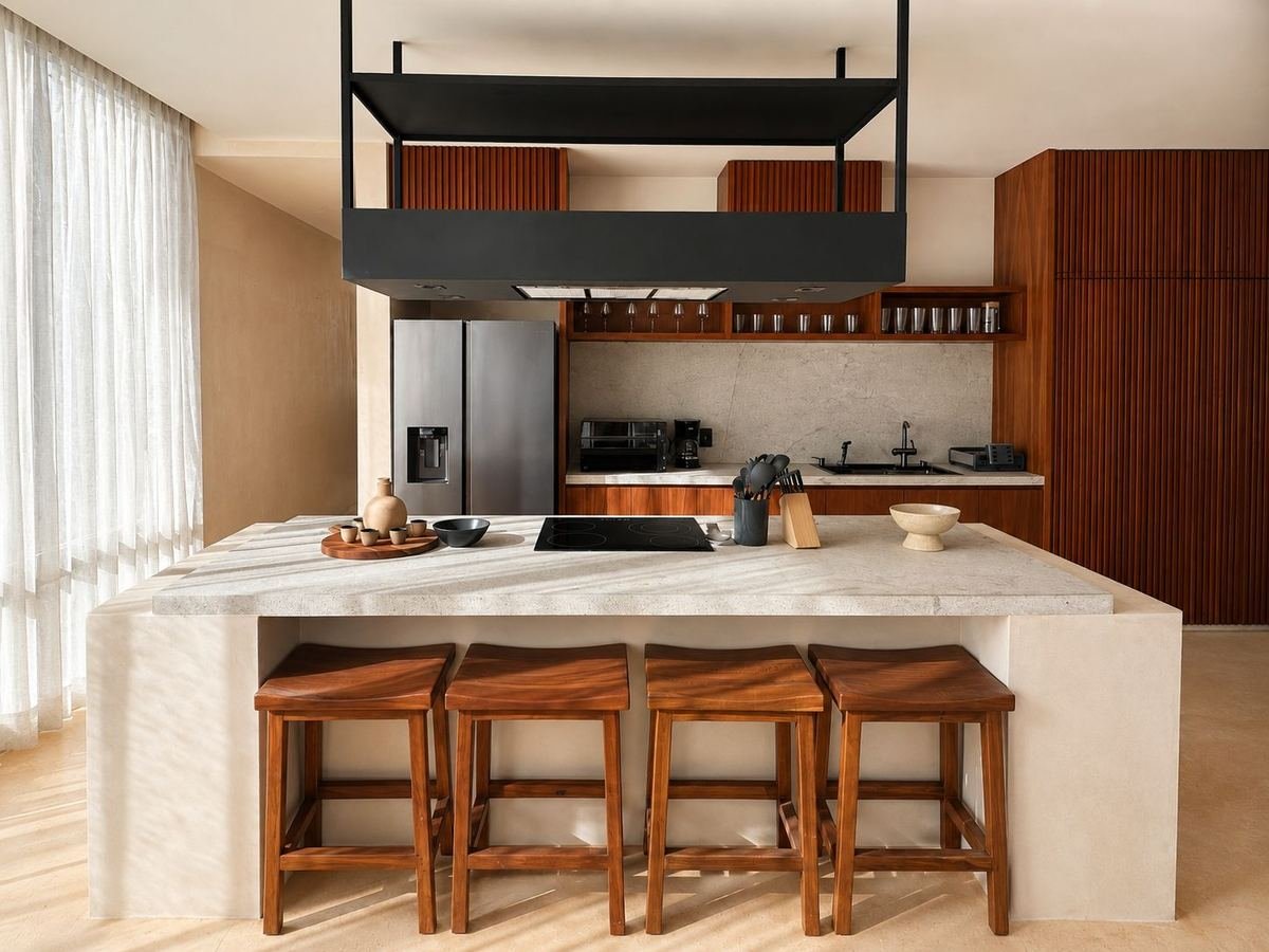 Cocina con isla