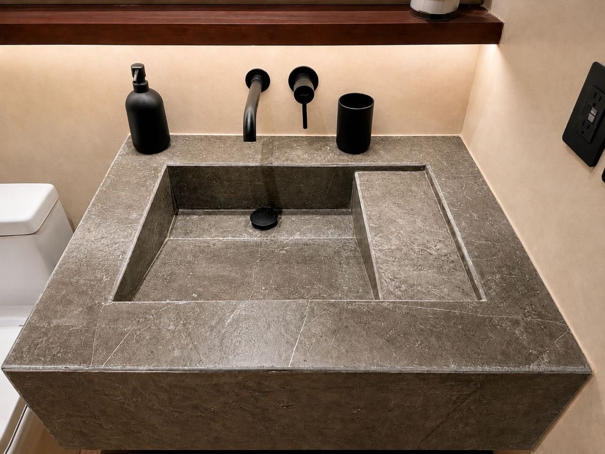 Lavabo de piedra