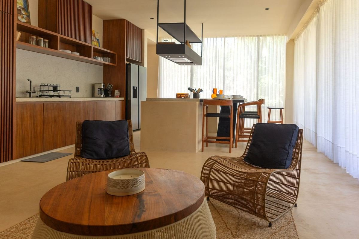 Sala y cocina de Balché 403